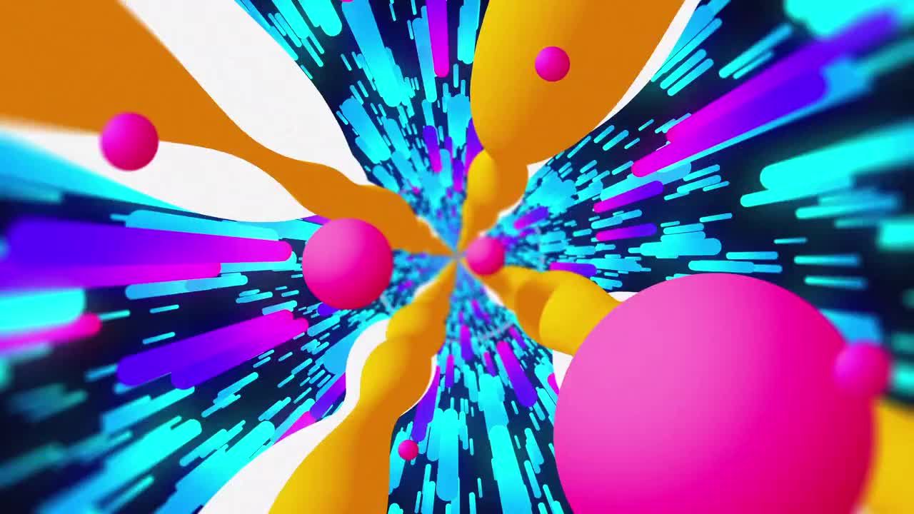 彩色高清Zoom徽标素材库精选AE模板