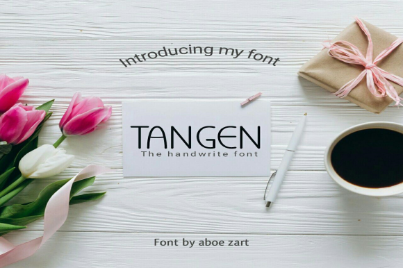 Tangen Font素材之家精选英文字体