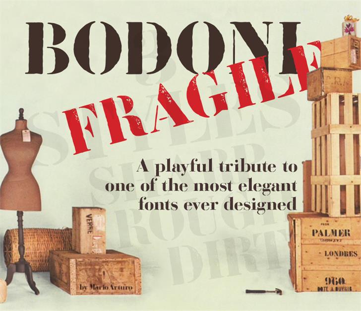 Bodoni Fragile font插图3 Bodoni Fragile font插图3