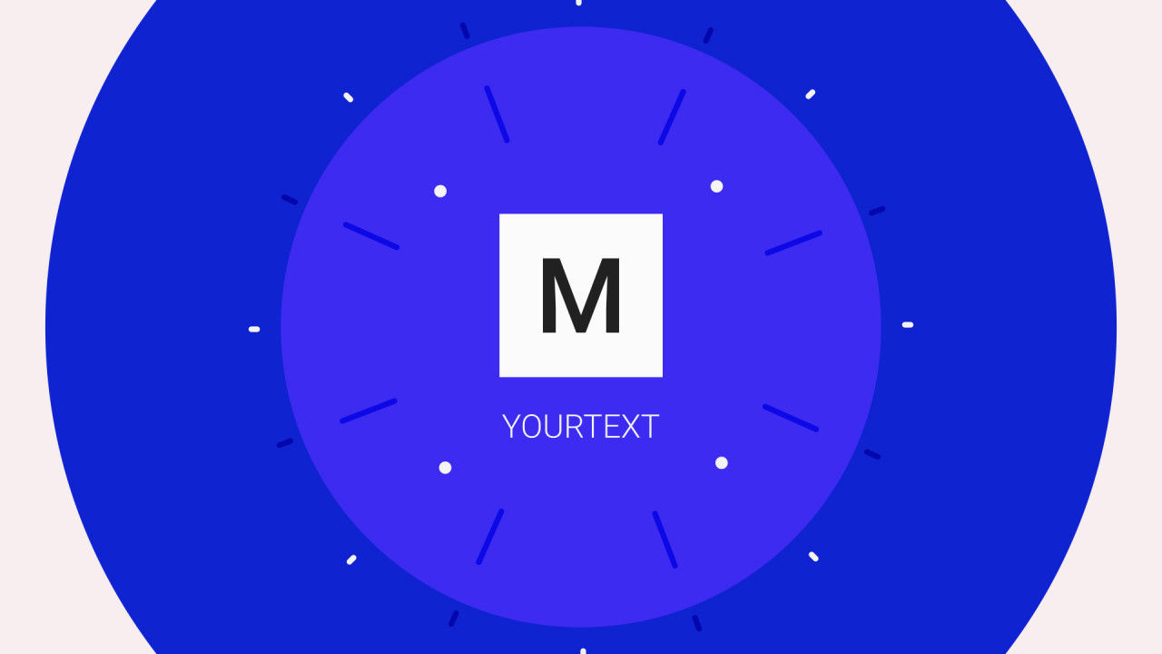 快速平面徽标介绍素材库精选AE模板