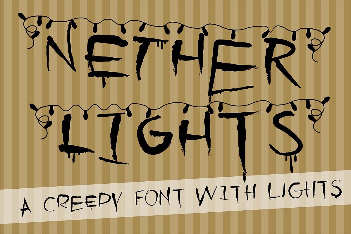 PN Nether LightsRegular Font素材之家精选英文字体
