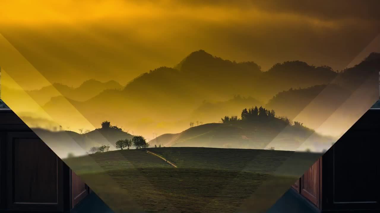 不同形状效果旅游照片展示素材库精选PR模板