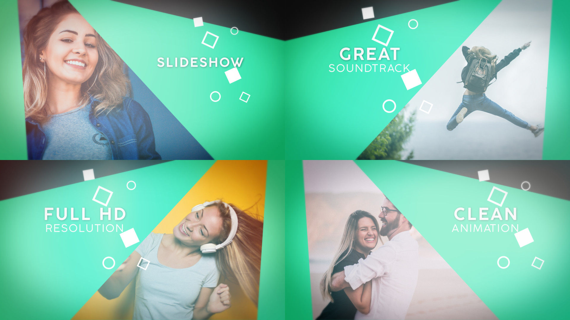 现代轻便时尚的活动推广素材库精选AE模板