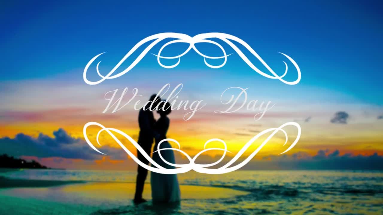 5个柔和发光和优雅动画婚礼标题Pr模板