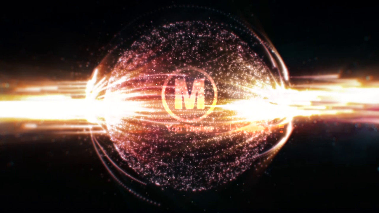 富有创意的空间爆炸粒子徽标展示素材库推荐Pr模板