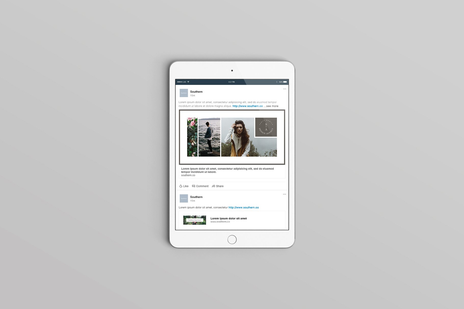 时尚主题社交媒体贴图模板素材库精选 Santa Monica Social Media Templates插图(3)