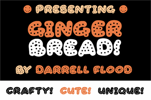 Gingerbread font素材之家精选英文字体