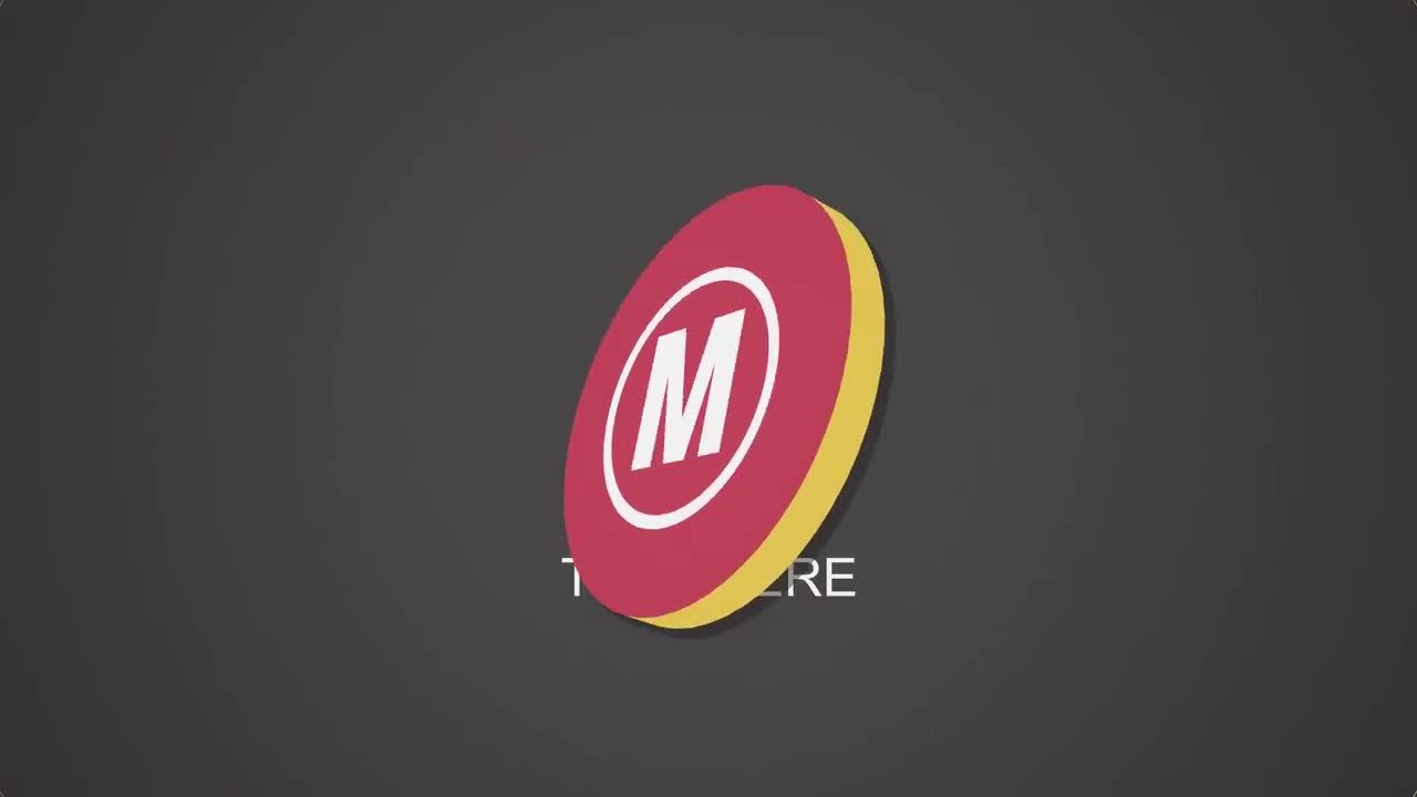 现代简约的3个彩色徽标包过渡效果素材库精选AE模板