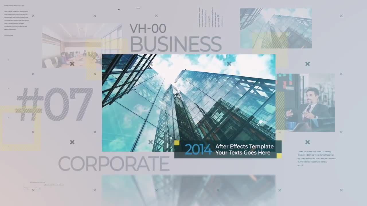 公司介绍专业设计动画素材库精选AE模板