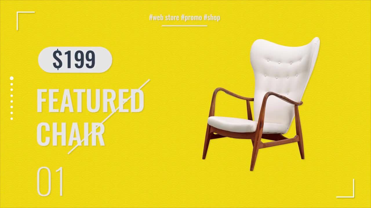 网上商店促销展示Pr模板