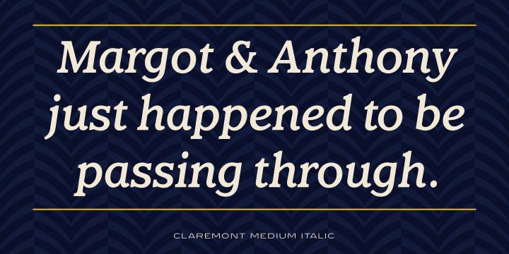 Claremont Font Family插图2