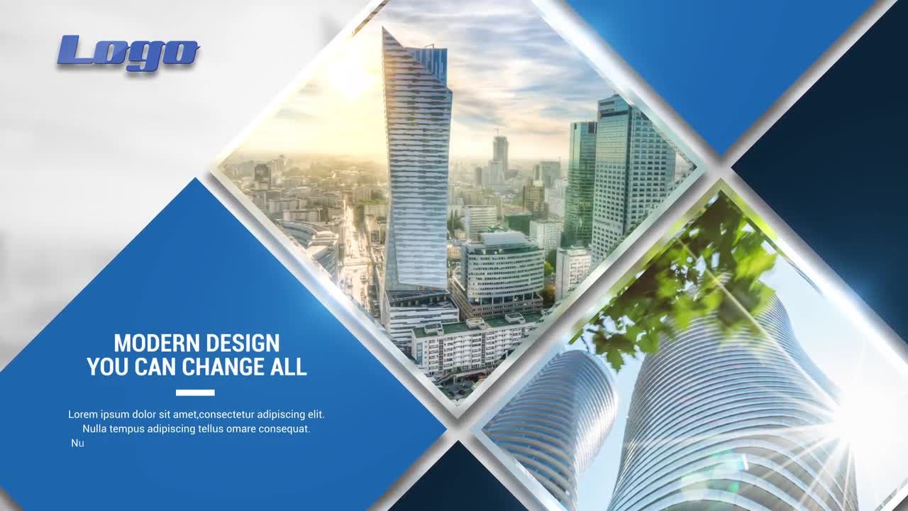 企业幻灯片开场白素材库精选AE模板