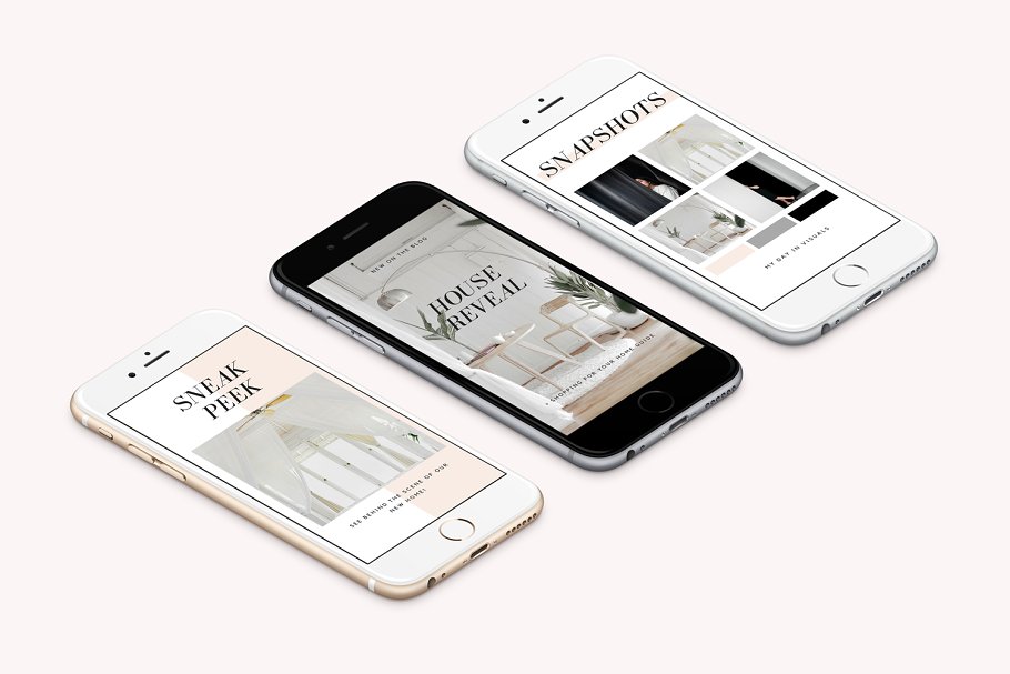 创意生活场景INS博客故事贴图模板素材库精选 CANVA Insta Stories Templates Vol.1插图(2)