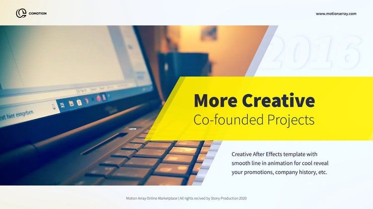 企业时间线幻灯片ae模板