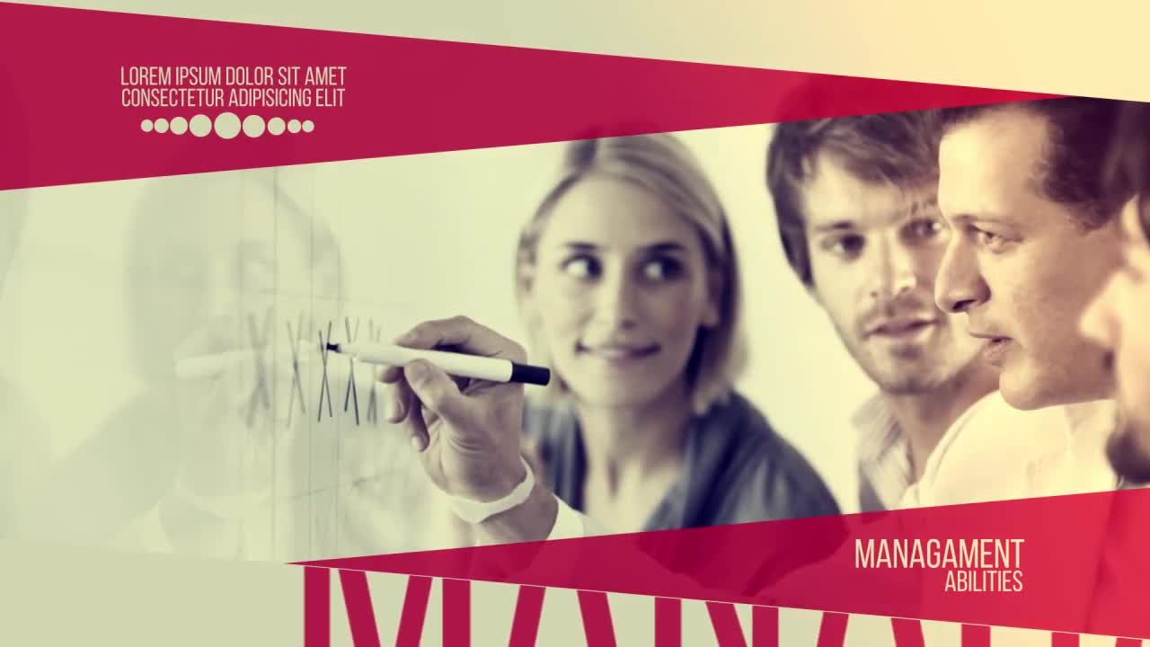 现代干净的公司预告片素材库精选AE模板