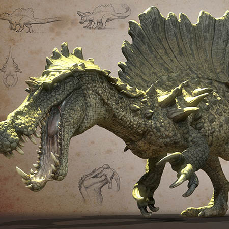 棘龙恐龙素材之家精选3D模型