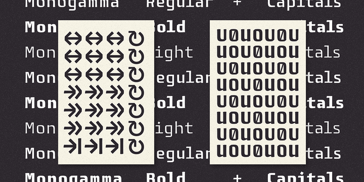 Monogamma Font Family插图6