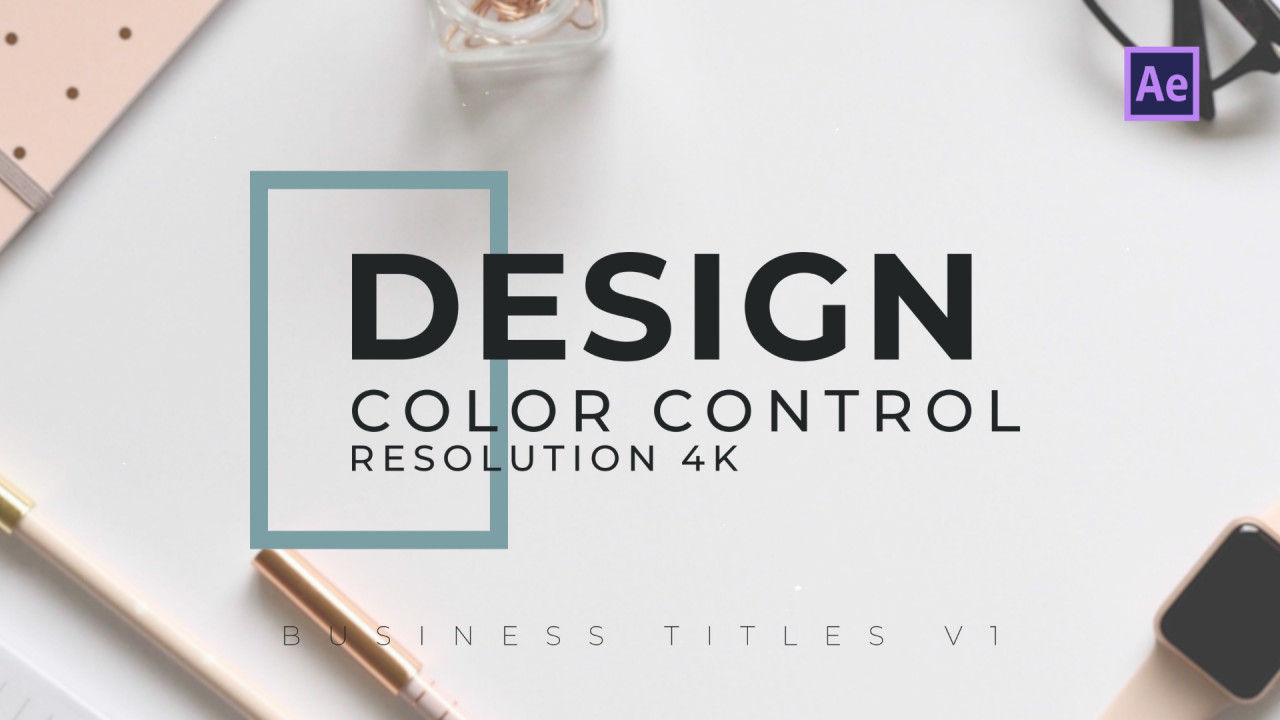 精美的商业全屏标题素材库精选AE模板