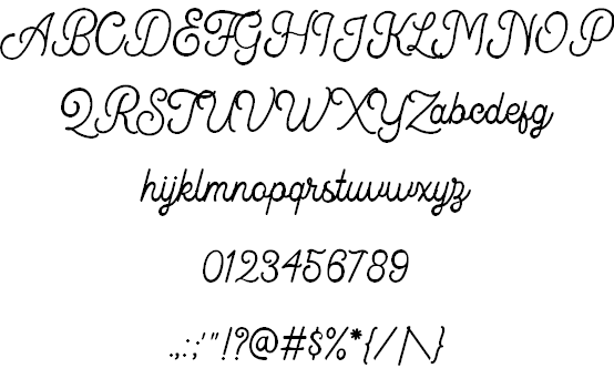 Kingbirds Regular DEMO font插图2