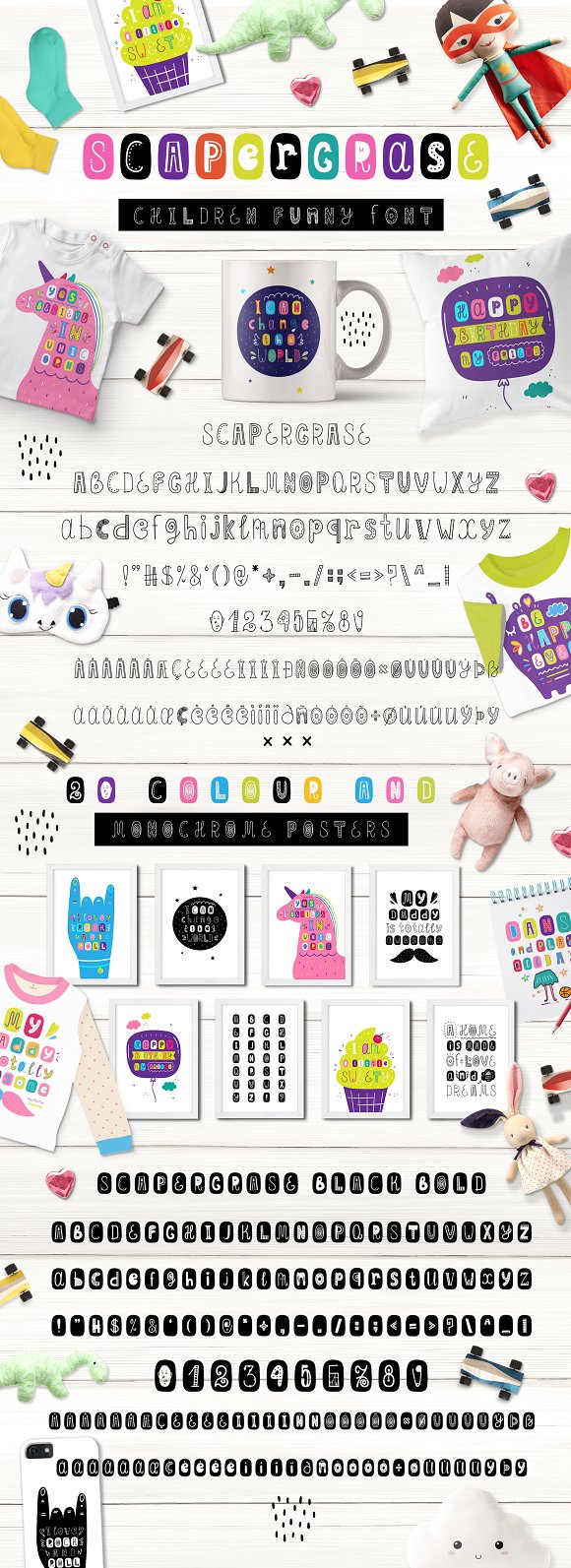 Scapegrace – Children Funny Font素材之家精选英文字体