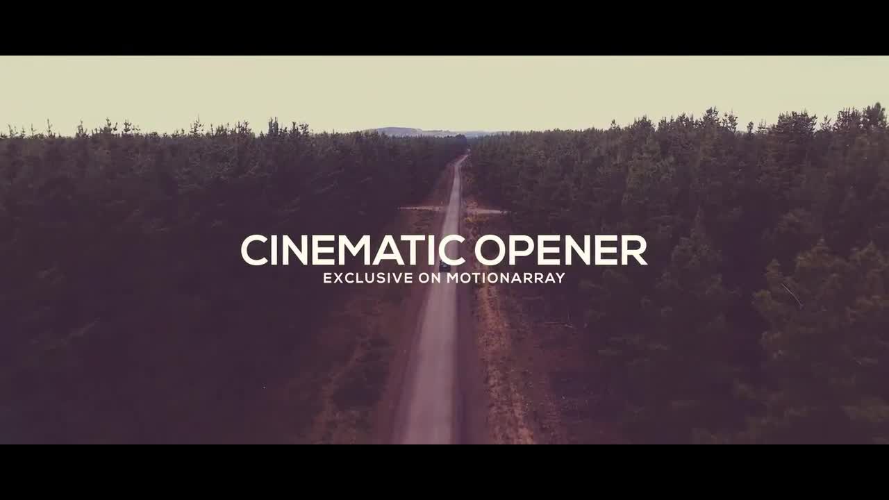 设计时尚的史诗电影级大气标题宣传素材库精选AE模板