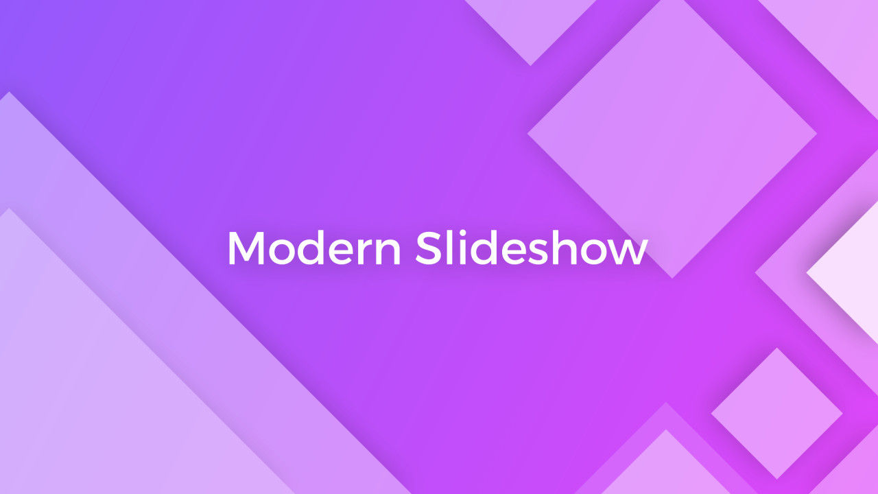 平滑过渡效果现代幻灯片素材库精选AE模板