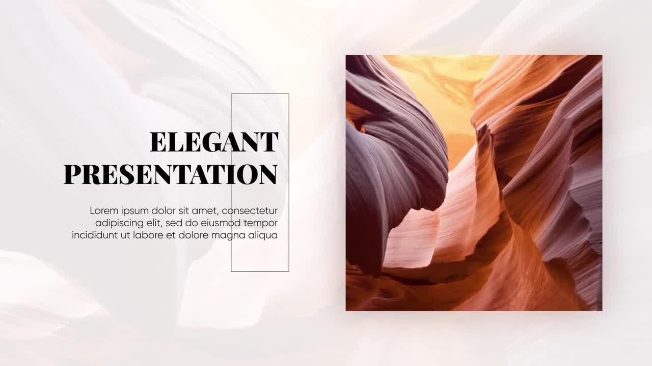 文字动画过渡效果的优雅演示素材库精选AE模板