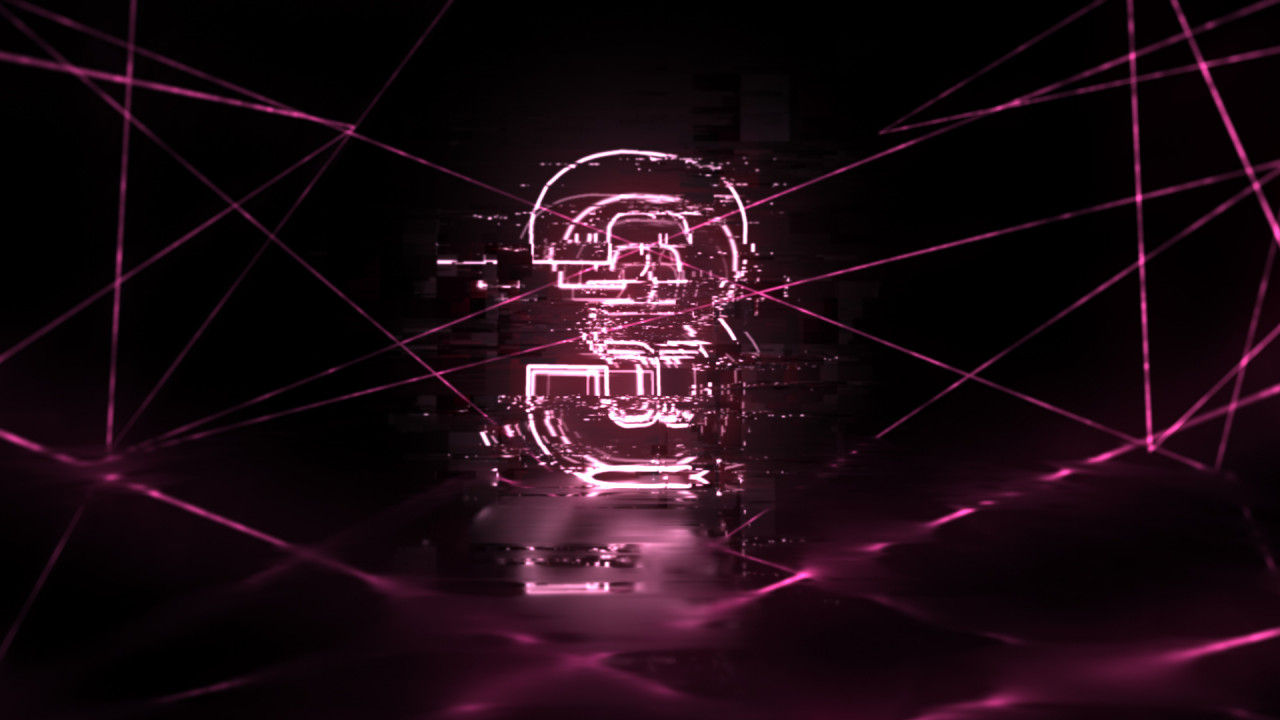 Glitch安全标志素材库精选AE模板