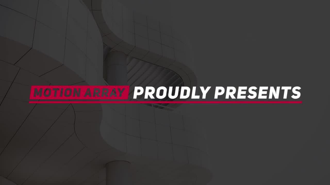 现代和动态动画标题或降低三分之一素材库精选pr模板