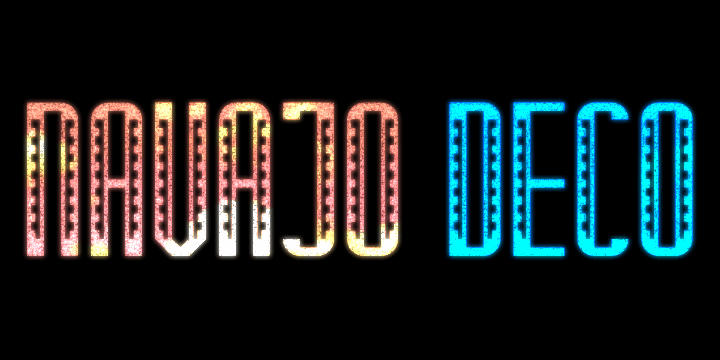 Navajo Deco font插图 Navajo Deco font插图