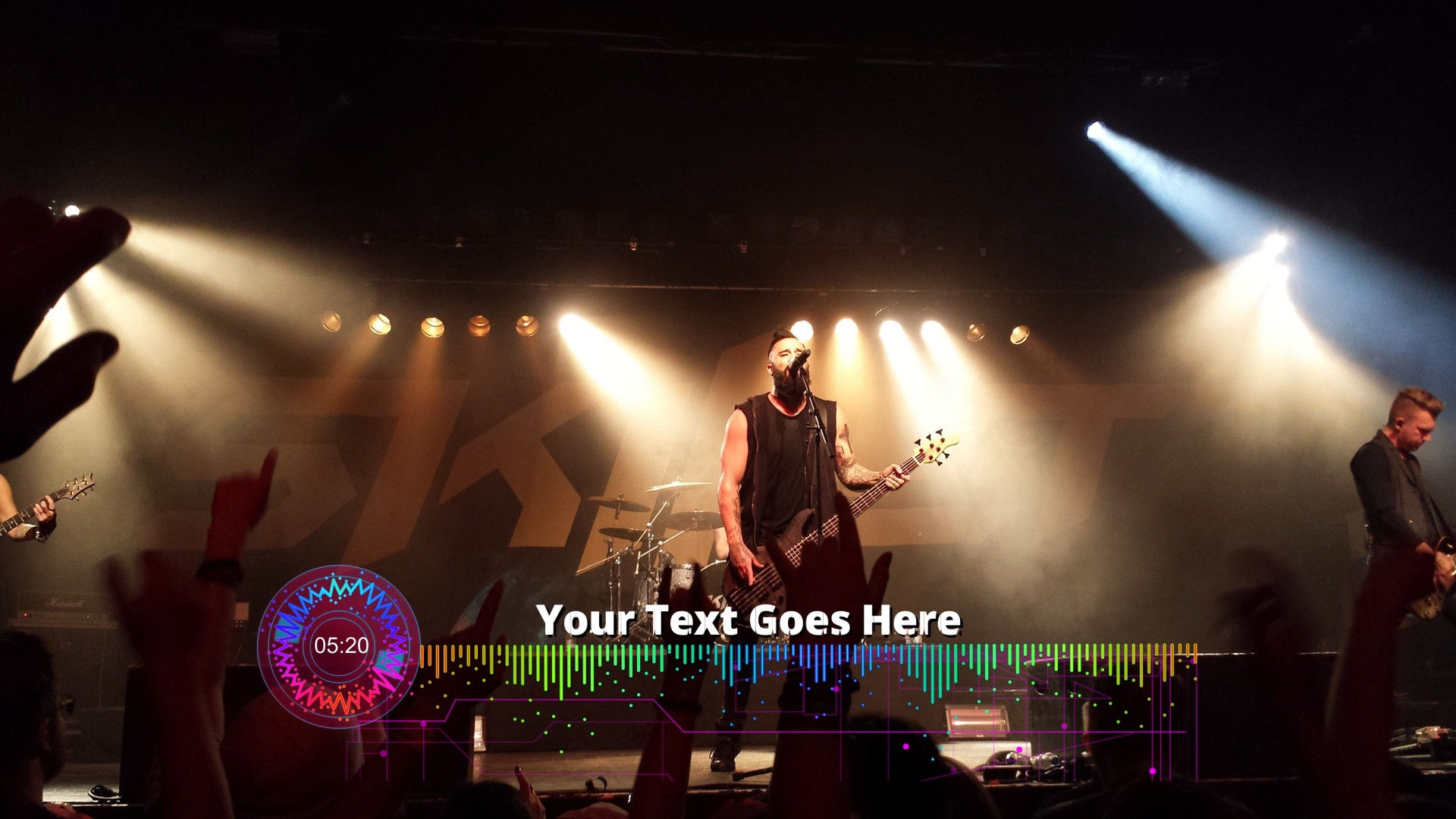 音频频谱降低动画素材库精选AE模板