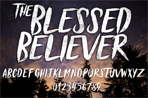 Blessed Believer font素材之家精选英文字体