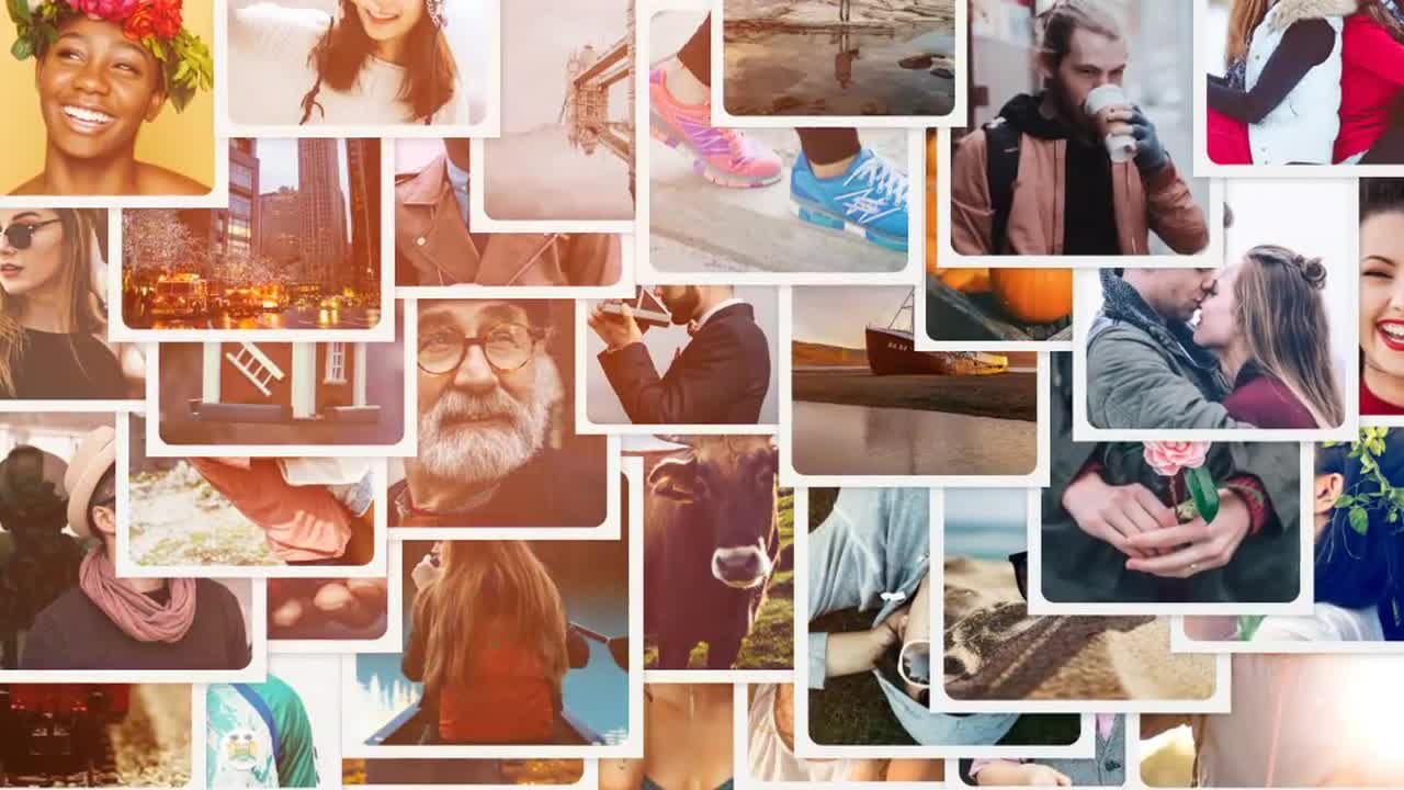 动态动画相框徽标展示素材库精选AE模板