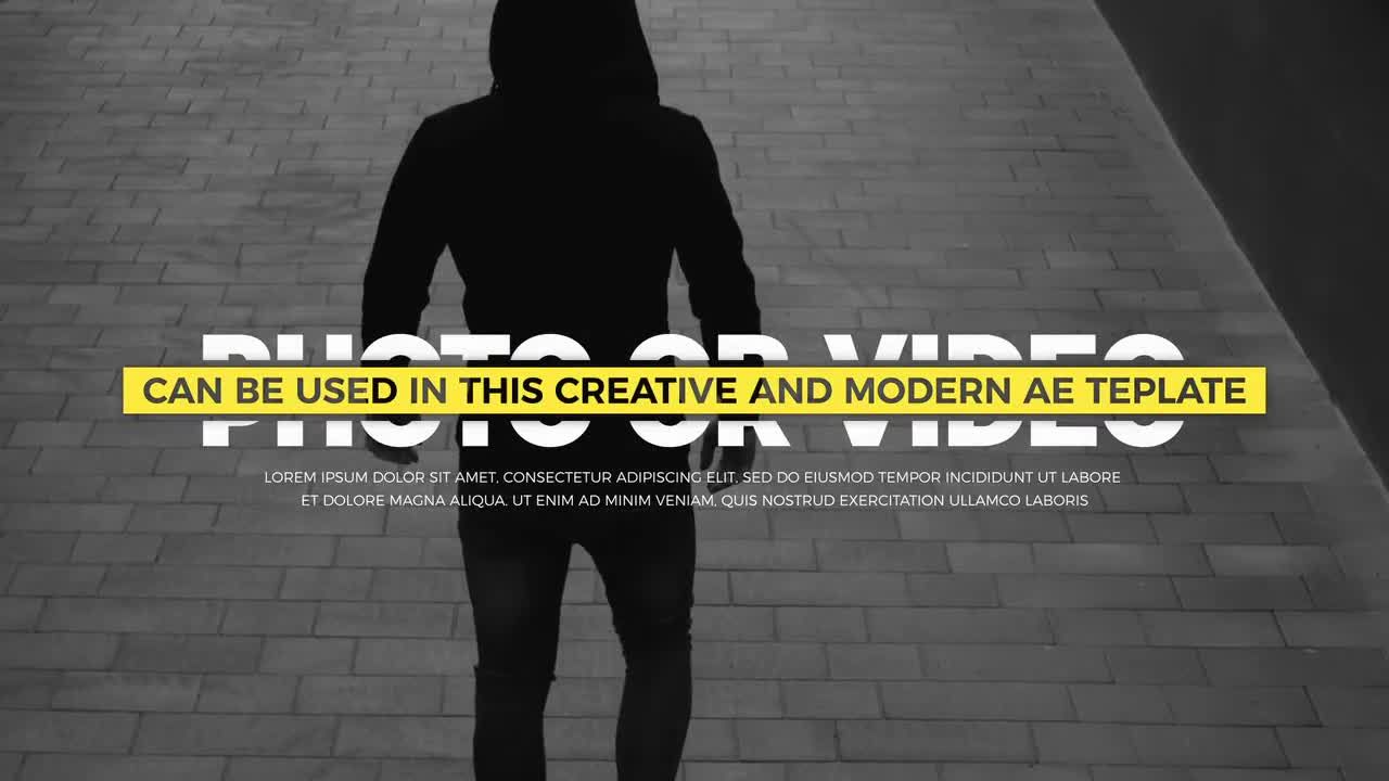 很酷的动画效果大标题集合素材库精选AE模板