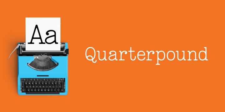 Quarterpound Font素材之家精选英文字体