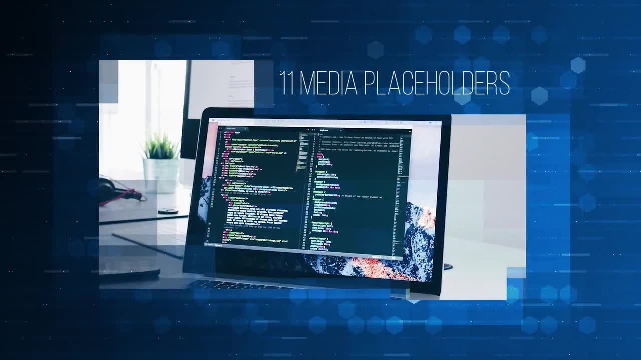 现代数字技术促销素材库精选pr模板