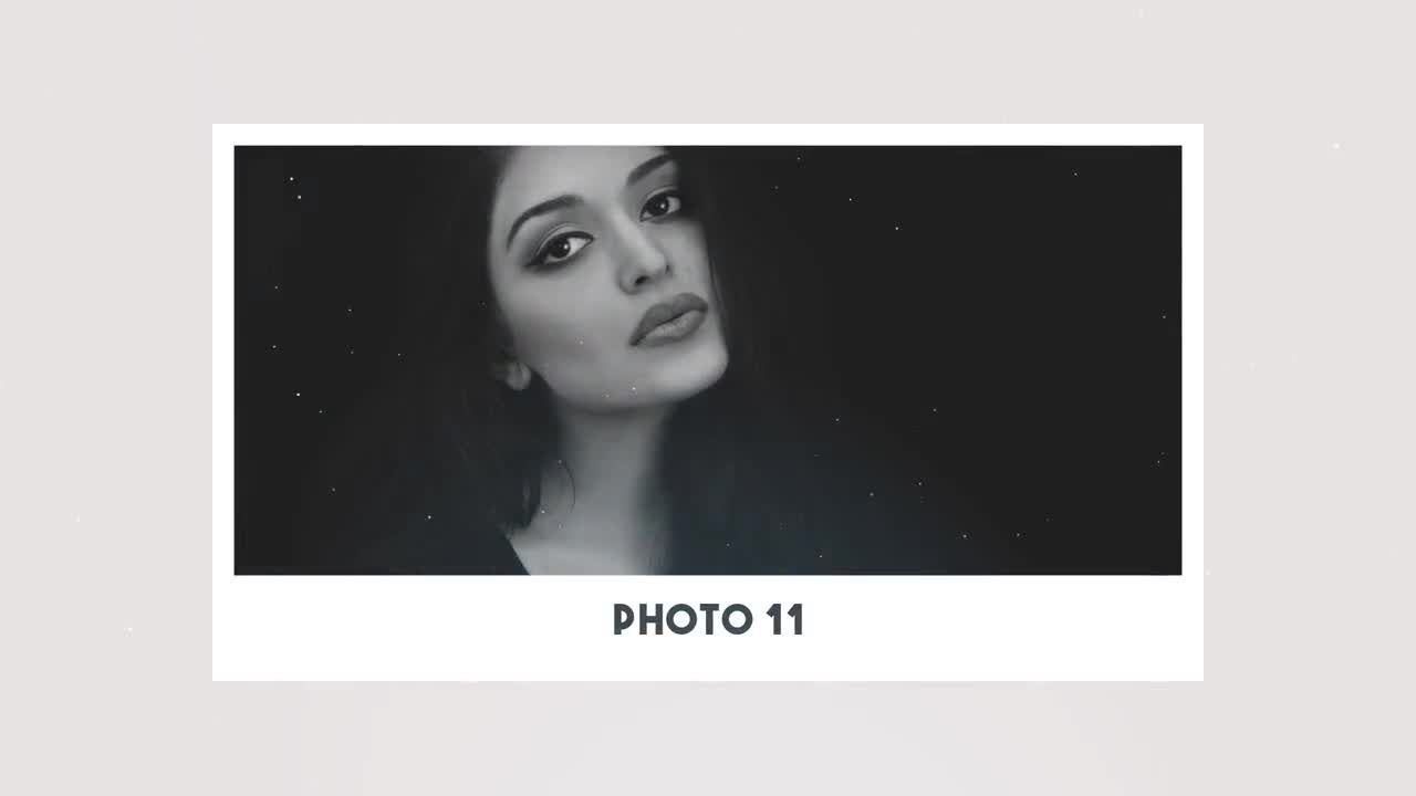 干净的旅游照片幻灯片素材库精选AE模板