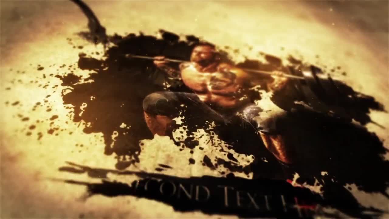 水墨晕染镜头切换视频特效素材库精选AE模板