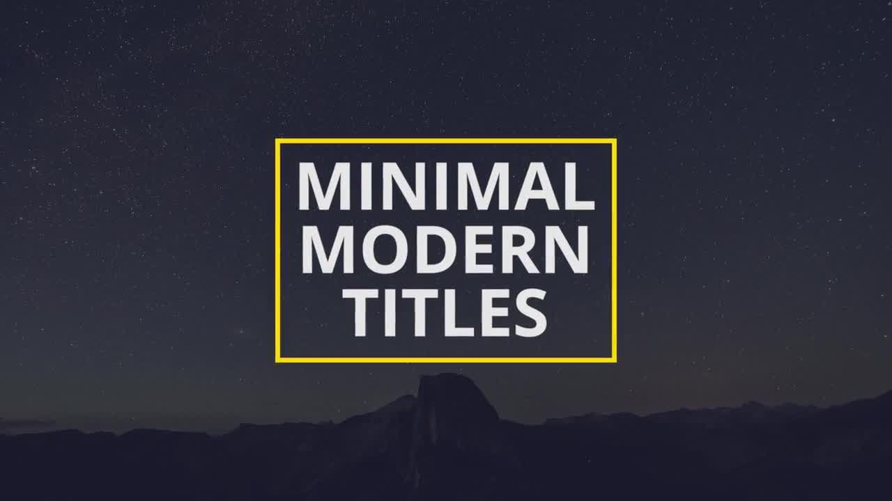 12个简单下三分之一企业演示标题素材库推荐PR模板