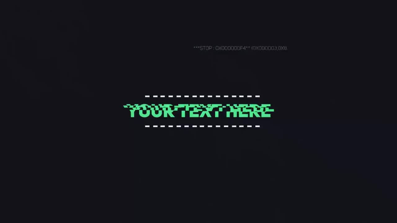 数字徽标素材库精选pr模板