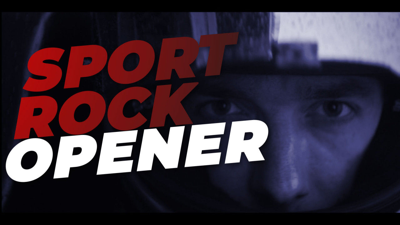 充满动作感的运动摇滚开场白素材库精选AE模板