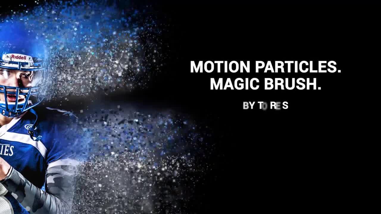 照片动画粒子轨迹展示素材库精选AE模板