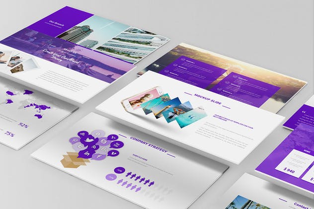 旅游代理旅行社宣传PPT幻灯片模板 Travel Agency Powerpoint Presentation插图(1)