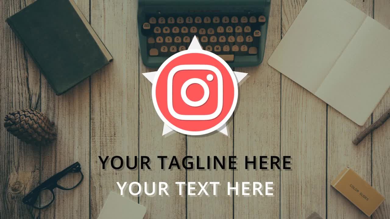 时尚的动画形状图层和线条徽标素材库精选AE模板