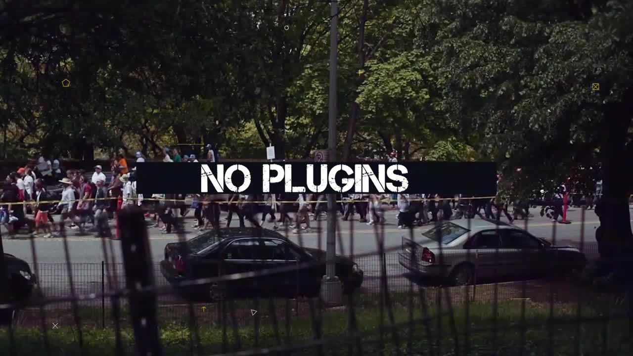 城市转场动画PR片头模板