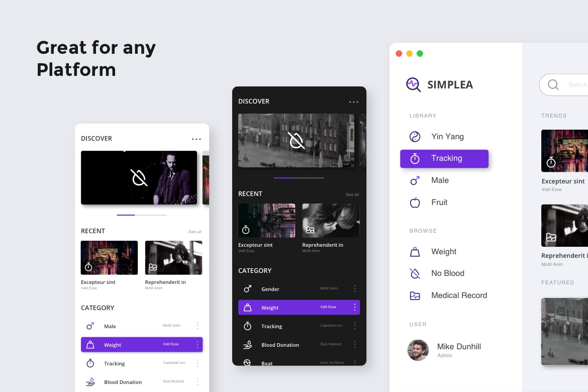 简约设计风格健康主题线性UI图标集 Simplea Line – Health Icon Set插图(2)