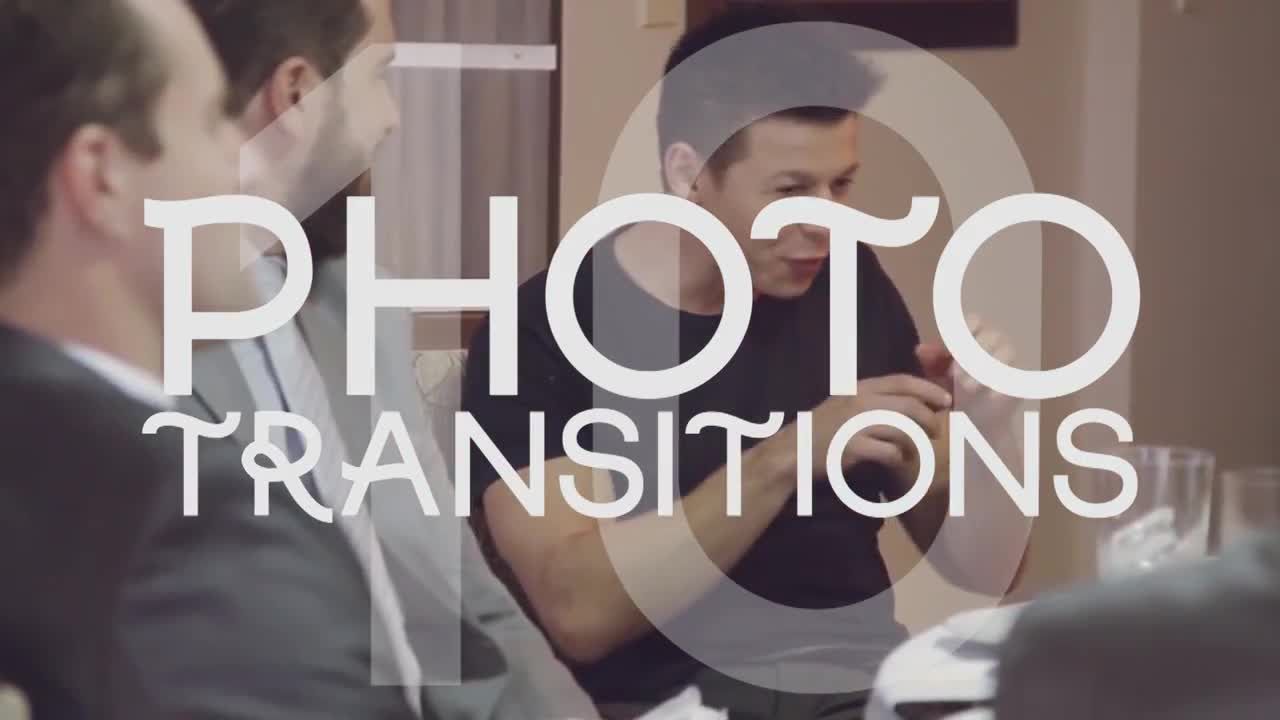 10个很酷的过渡效果度假幻灯片Pr模板