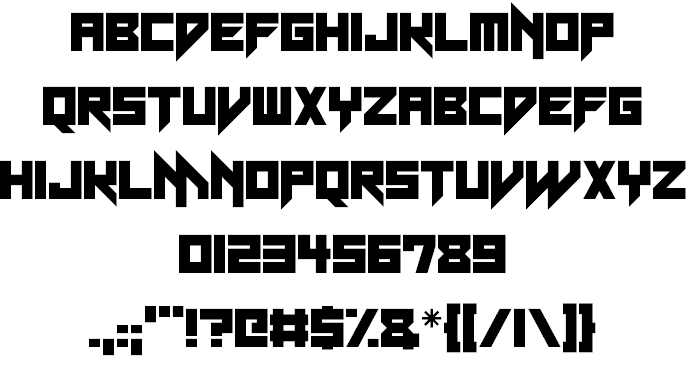 Neon Vampire font插图1