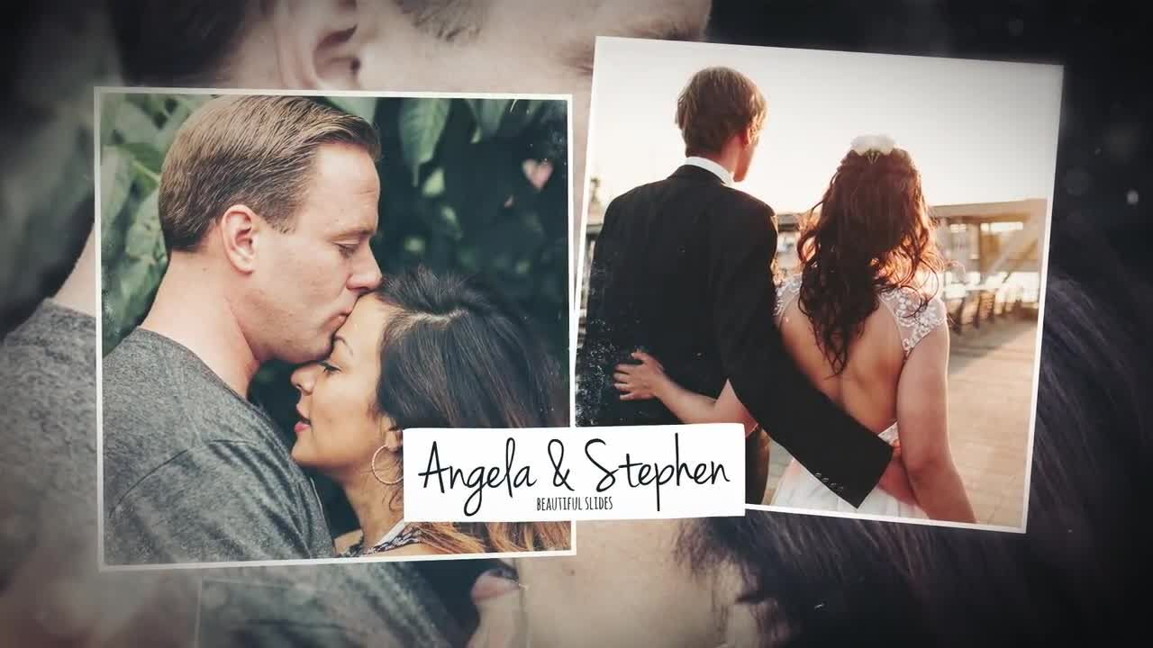 漂亮的情人节浪漫时刻幻灯片素材库精选AE模板