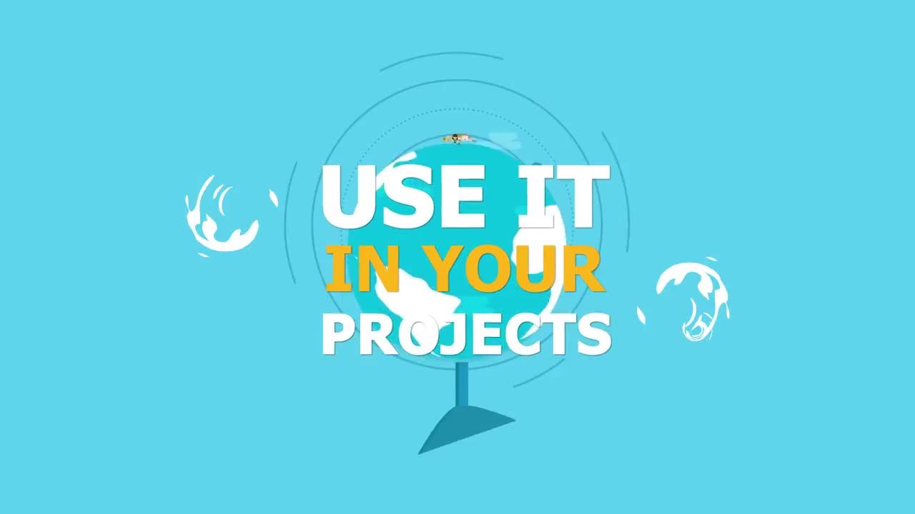 充满活力的2D手绘形状元素素材库精选AE模板